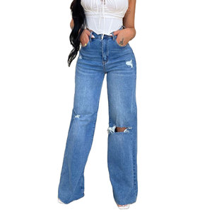Pantalones Vaqueros para Mujer a Precio Accesible, Elegantes y Transpirables, Ropa Casual Premium para Adultos - Product Image 3