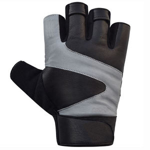 Guantes de Gimnasio Unisex de Cuero Resistente con Soporte para Muñeca, Protección para las Manos, para Deportes al Aire Libre y Fitness, Guantes para Levantamiento de Pesas - Product Image 2
