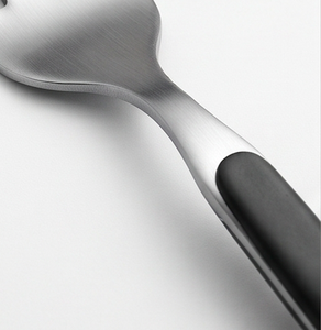 Stylish <b>Black</b> Resin Handle <b>Cutlery</b> <b>Set</b> Featuring Silver Finished Head Premium Flatware Ideal For Restaurants Homes And Gifting - Product Image 2