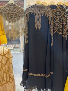 Caftán Abaya Marroquí de Dubái, Corte Recto y Ajustado, Maxi Vestido Bordado con Cuentas, Largo hasta el Suelo, Ecológico, para Fiestas y Eventos del Eid - Product Image 5