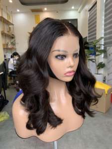 High Quality 100% Tangle-Free Shed-Free Wavy Vietnamese <b>Remy</b> <b>Human</b> <b>Hair</b> <b>Extensions</b> Wefted Virgin <b>Hair</b> Bundles Body Model - Product Image 3