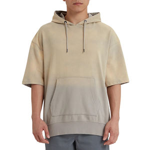 Sudadera con Capucha Personalizada con Bordado de Alta Calidad, 100% Algodón, Invierno, Manga Larga, Forro Polar Digital, Secado Rápido, Transpirable, Estilo Vintage, Efecto Desgastado por el Sol - Product Image 1