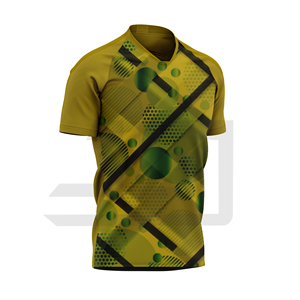 Breathable Short Sleeve Soccer Jersey with Front Logo Quick Dry Football Shirt for Professional Team Wear - Product Image 5
