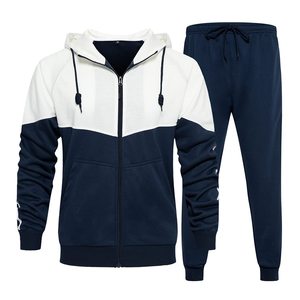 Ensemble de survêtements unisexes en molleton délavé de haute qualité – Tendance mode sport et fitness – Tenues décontractées - Product Image 1