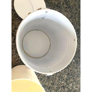 Modern Design Metal <b>Ice</b> Bucket White Powder Coated Bowl Shape With Rope Handle Beverage Tub for Bars Wine Bottles Parties - Product Image 2