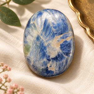 Blue Calcite <b>Crystal</b> <b>Ball</b> Polished Stone Oval Mineral Sphere for Decor and Gift - Product Image 6