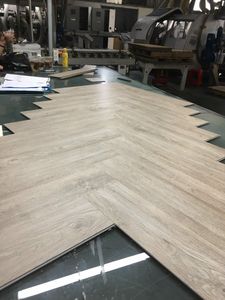 High Quality 6.0-9.0 mm SPC Flooring Modern 3D Embossed Waterproof Anti-Slip Eco-Friendly PVC <b>Material</b> Indoor Use Bathroom - Product Image 4