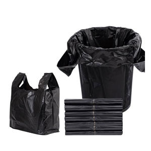 Bolsas de Basura Negras de PE a Prueba de Humedad en Rollo con Cierre Superior Tipo Zip, Bolsa Vertical para Envasado de Residuos de Grado Alimenticio, Listas para Exportación, Buen Precio - Product Image 4