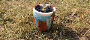 Brûleur d'encens en résine artisanale Sultan Aura, élégant, pour la maison, parfum du Ramadan et de l'Aïd - Product Image 5