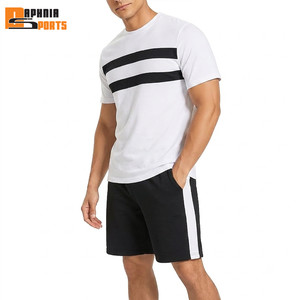 New Custom Print logo Summer 2 Pieces <b>Sets</b> <b>Men</b> Casual <b>Shorts</b> <b>Sets</b> Summer Quick Drying Casual Wear T <b>Shirt</b> <b>Short</b> <b>Set</b> - Product Image 3
