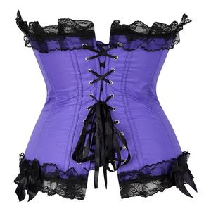 คอร์เซ็ตของผู้หญิงวินเทจชุดกระชับสัดส่วนเซ็กซี่แบบโอเวอร์บัสเทจคอร์เซ็ทผ้าบอร์เคดระบายอากาศทันสมัยสำหรับขนาดใหญ่พิเศษ - Product Image 2