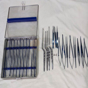 Ensemble d'instruments de micro-dissection neurochirurgicale, manuel, en acier inoxydable, haute qualité, outils de précision pour la neurochirurgie cérébrale - Product Image 4