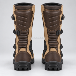 Bottes de moto longues, chaussures de course durables, chaussures de moto intégrales, chaussures de moto renforcées et protectrices - Product Image 2