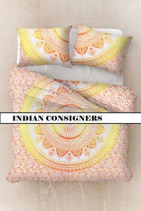 Mandala Bedding Set Duvet Cover Quilt Cover Queen Size Cotton Printed Comforter Reversible Home Decor By Indian Consigners - Product Image 6