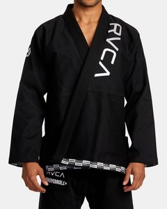 กางเกงบราซิลเลียนยิวยิตสู (BJJ) สีดำสำหรับผู้ชาย ทรงหลวม พิมพ์ลายโลโก้ด้วยเทคนิค Heat-Transfer ที่ชายกางเกง ผลิตจากผ้าฝ้าย 100% ระบายอากาศได้ดี เหมาะสำหรับการฝึกศิลปะการต่อสู้ - Product Image 1