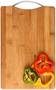 Latest Bamboo <b>Wood</b> Kitchen Chopping Bord Cutting <b>Slicing</b> Board Large for Fruits Vegetables Meat by United Trade World - Product Image 2