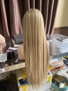 วิกผมแท้สำหรับผู้หญิงผิวดำวิกผมสีบลอนด์แบบตรงจากกระดูก - Product Image 6