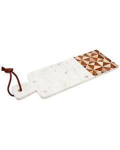 Planche à découper en marbre et bois au design unique, blocs à découper en marbre et bois, planche à découper en marbre et bois à prix de gros d'usine - Product Image 5