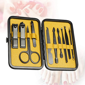 Kits de coupe-ongles, ensembles de manucure et pédicure en acier inoxydable avec coupe-ongles, nettoyeur et kit de soin des cuticules - Product Image 5