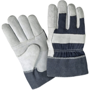 Gants de sécurité en cuir de vachette renforcé de haute qualité certifiés CE, 11 oz, épais, résistants à la chaleur - Product Image 1