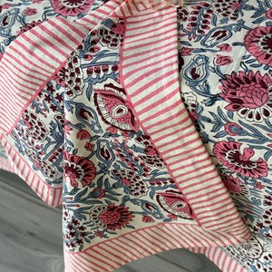 Elegant Plain Cotton Table <b>Clothes</b> Cheap Rectangle Table <b>Clothes</b> Elegant Block Printed Cloth Table - Product Image 2