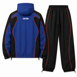 Chándal personalizado para hombre, uniforme para equipo de gestión, personal de club deportivo, ropa de trabajo corporativa para logística de empresas de envío, con cierre de cremallera - Product Image 2