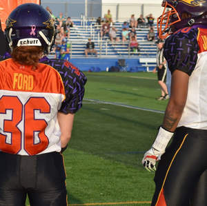 Camiseta de fútbol americano juvenil de diseño personalizado, manga corta transpirable, impresión por sublimación específica del equipo, conjuntos de talla grande - Product Image 2