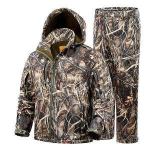Ensemble de vêtements de chasse pour homme, veste et pantalon imperméables camouflage, vêtements de chasse d'extérieur, coupe-vent, respirant, chaud - Product Image 5
