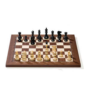 Jeu d'échecs en bois artisanal de qualité supérieure, plateau pliable magnétique, pièces d'échecs en bois massif de luxe, cadeaux d'anniversaire uniques pour adultes - Product Image 5