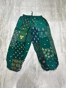 Pantalon large unisexe en rayonne patchwork style bohème, coupe régulière, séchage rapide, taille haute, longueur intégrale, idéal pour l'été et la plage, vente en gros - Product Image 6