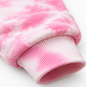 Sudadera Tie Dye Oversize de Algodón y Felpa para Hombre y Mujer, Cuello Redondo, Estilo Casual Urbano, Lavado Degradado Personalizado, Venta al por Mayor - Product Image 4
