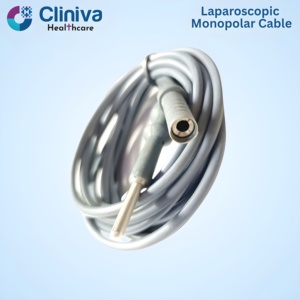 Cable Monopolar Laparoscópico Cliniva de 4mmx300cm, Instrumentos Quirúrgicos Manuales Reutilizables de Alta Calidad con 1 Año de Garantía, Clase II - Product Image 3