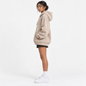 Fabricant de vêtements décontractés en gros – Sweat à capuche oversize pour femme, épais, double couche, idéal pour le voyage et la superposition – Vente en gros - Product Image 6