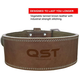 Cinturón de Entrenamiento de Cuero de Vaca de 10 mm, Resistente, Profesional, Antideslizante, para Gimnasio, Levantamiento de Pesas, Entrenamiento Físico, Personalizado - Product Image 2