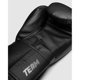 Guantes de Boxeo MMA Black Fly Superloop Pro X2, Cuero Vacuno Auténtico, Dedos Completos, Antideslizantes, Ligeros, Transpirables, Cierre de Gancho y Bucle - Product Image 6
