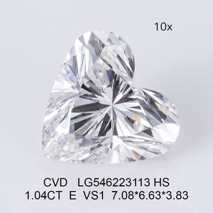 Diamant de laboratoire Evermore 5.00-5.10 CT, couleur DE, clarté VVS2 VS1, certifié IGI, modèle RI-333, pour la fabrication de bijoux, rare - Product Image 4