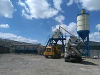 Planta Mezcladora de Concreto Estacionaria Zeyu HZS35 en Oferta, 35m³/h, Tipo Elevador de Cangilones, Planta Mezcladora de Concreto Premezclado para Construcción