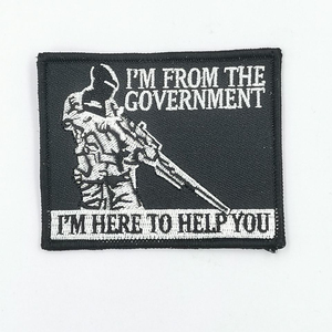 Patch brodé avec logo personnalisé |   Étiquette de marque tactique Merrow Border pour équipement de plein air |   Prix de gros d'usine - Product Image 5