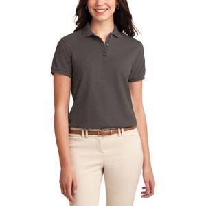 Wholesale Custom Logo High Quality Cotton Polyester <b>Polo</b> Neck Work <b>Shirts</b> <b>Womens</b> Golf <b>Polo</b> <b>Shirt</b> Pose Stretch Rib Fitted <b>Polo</b> - Product Image 1