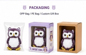 Lindo Peluche de Búho, Juguete de Peluche Suave de Tela Velboa, Regalo para Niños, Personalizado OEM, Venta al por Mayor, Juguete Seguro para Bebés - Product Image 2