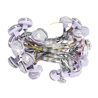 Éclairage d'Amusement GS8206 24V 60mm 18 Points LED Pixel RVB Lumière Ponctuelle Signal Point de Rupture Transmission Continue