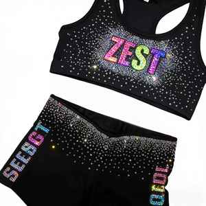 ผู้ผลิตชุดยิมนาสติกแบบสั่งทำสำหรับฝึกซ้อม ออกแบบชุดยูนิฟอร์มเชียร์ลีดเดอร์สำหรับผู้ใหญ่สำหรับสโมสร - Product Image 3