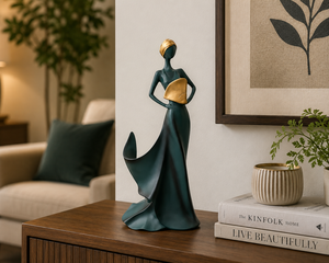 Escultura Femenina Abstracta Moderna de Poliresina, Figura Decorativa para Decoración del Hogar y Oficina - Product Image 6