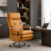 Fauteuil de Direction Inclinable à Dossier Haut avec Repose-Pieds Extensible et Base Pivotante pour Bureau de Direction - Fournisseur