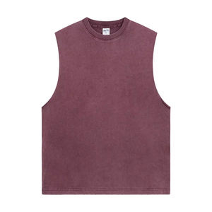 Camiseta sin Mangas para Hombre, Tejida, 100% Algodón, Deportiva, para Gimnasio, Entrenamiento, Fisicoculturismo, con Logotipo Frontal Personalizado, OEM, ODM, Venta al Por Mayor - Product Image 6