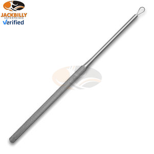 Billeau Stainless Steel Ear Wax Removal <b>Tool</b> Ear Loop Curette Pick Medical Professional <b>Safe</b> Durable Reusable Ear Cleaning Kit - Product Image 6