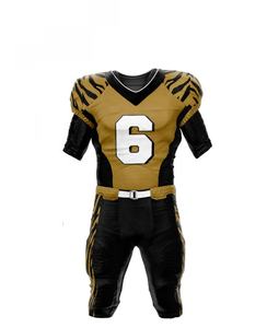 Meilleur Prix Logo Personnalisé Respirant Grande Taille Football Américain Uniforme Ensembles Manches Courtes Stretch Fit Tissu Vente à Chaud - Product Image 1