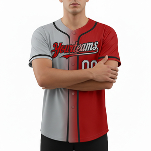 Nouveau maillot de baseball personnalisé cousu, respirant, à séchage rapide, 100% polyester, pour adultes, compétition, haute qualité - Product Image 4