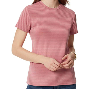 Women T-shirt Best Design Newest Style Short Sleeve T Shirt Casual Women 100% Long <b>Staple</b> Cotton Short Sleeve T-Shirts - Product Image 1