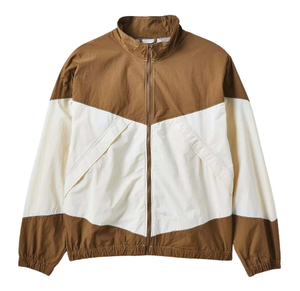 Chaqueta Deportiva de Nailon con Logotipo Personalizado, Chaqueta Deportiva Impermeable, Transpirable y con Efecto Arrugado - Product Image 1